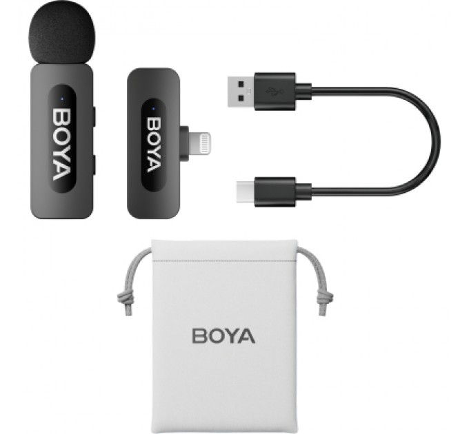 Мікрофон Boya BY-V1 Lightning Black (BY-V1)