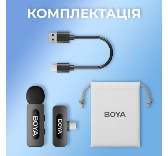 Мікрофон Boya BY-V10 Type-C Black (BY-V10)