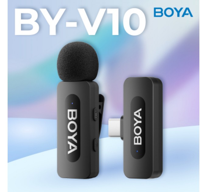 Мікрофон Boya BY-V10 Type-C Black (BY-V10)