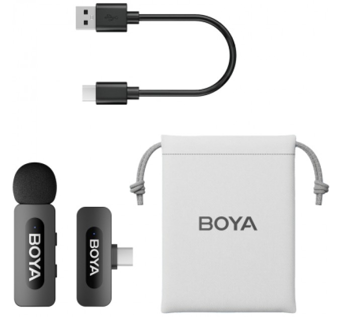 Мікрофон Boya BY-V10 Type-C Black (BY-V10)