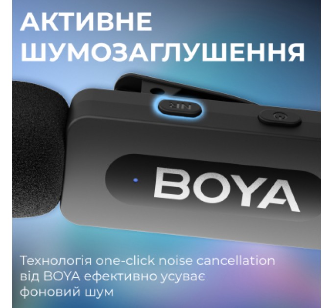 Мікрофон Boya BY-V3 combo Type-C/Lightning Black (BY-V3 Combo)