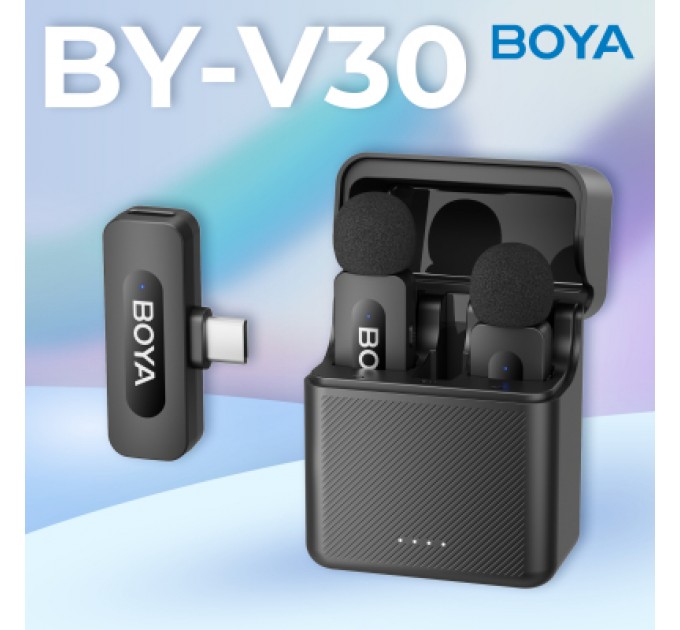 Мікрофон Boya BY-V30 Type-C Black (BY-V30)