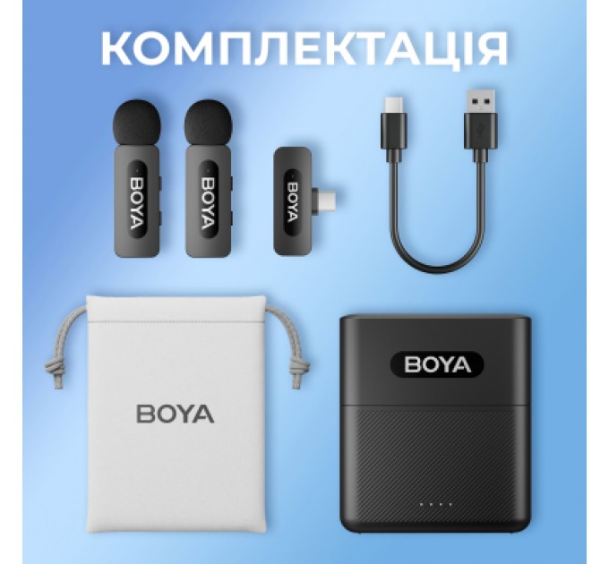 Мікрофон Boya BY-V30 Type-C Black (BY-V30)
