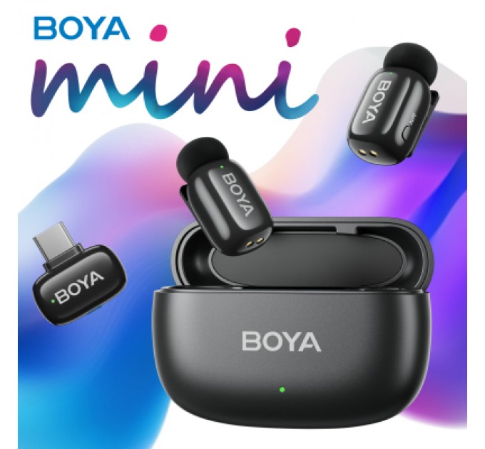 Мікрофон Boya mini-14 Type-C Black (mini-14)