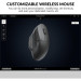 Keychron Мишка Keychron M7 Wireless/Bluetooth/USB Black (M7-A1)