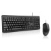 REAL-EL Комплект (клавіатура, миша) REAL-EL Standard 504 Kit Black (EL123100037)