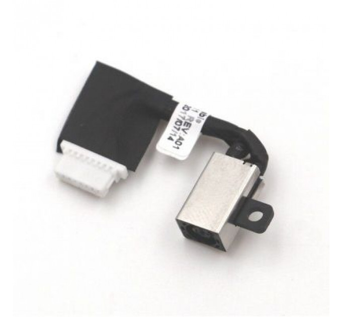 Роз'єм живлення ноутбука з кабелем Dell 03FYH0 (4.5mm x 3.0mm + center pin), 8(7)-pin, 4 см (A49117)