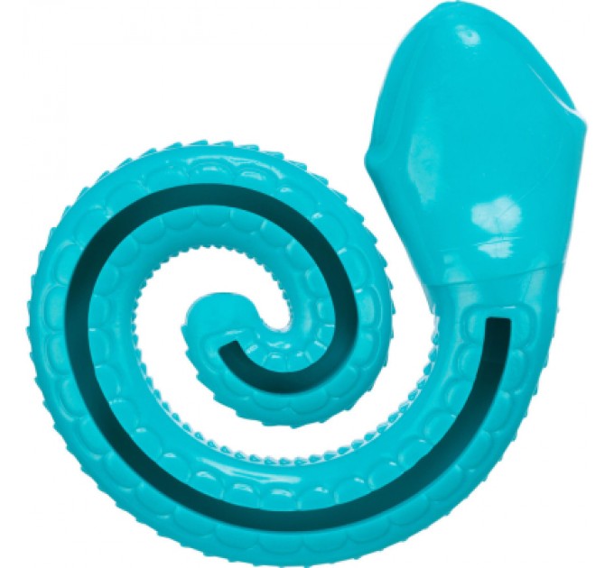 Іграшка для собак Trixie Змія для ласощів Термопластична гума Зелена 18 см (4011905349503)