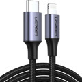Ugreen Дата кабель USB-C to Lightning 1.0m 3A 60W US304 black UGREEN (60759)