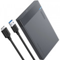 Ugreen Кишеня зовнішня UGREEN USB 3.0 to M.2 SATA SSD US221 black (30848)