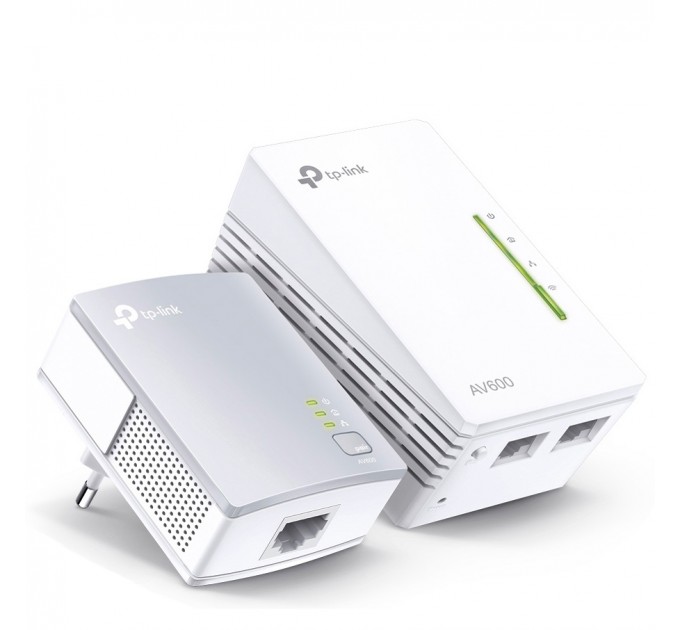 Комплект адаптерів для створення мережі Ethernet на основі електромережі TL-WPA4220KIT (500Mbps, Wi-Fi)