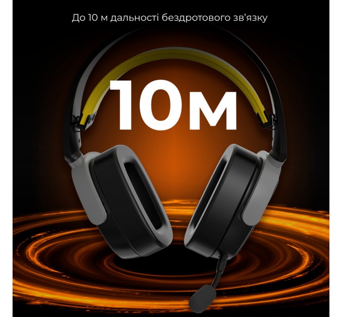 Bluetooth-гарнітура Ajazz AHM09 MAX 3-Mode Black (AHM09-MAX-BGY)