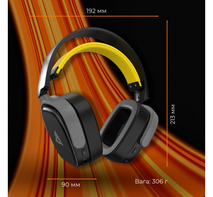 Bluetooth-гарнітура Ajazz AHM09 MAX 3-Mode Black (AHM09-MAX-BGY)