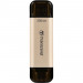 USB флеш накопичувач Transcend 256GB JetFlash 930 Gold-Black USB 3.2/Type-C (TS256GJF930C)
