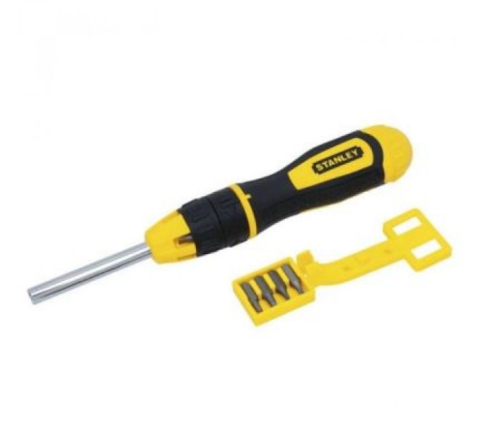 Набір викруток Stanley Multibit реверсивна з 10-ма змінними бітами (0-68-010)