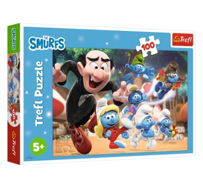 Пазл Trefl The Smurfs Уроки тата Смурфа 100 елементів (5900511164817)