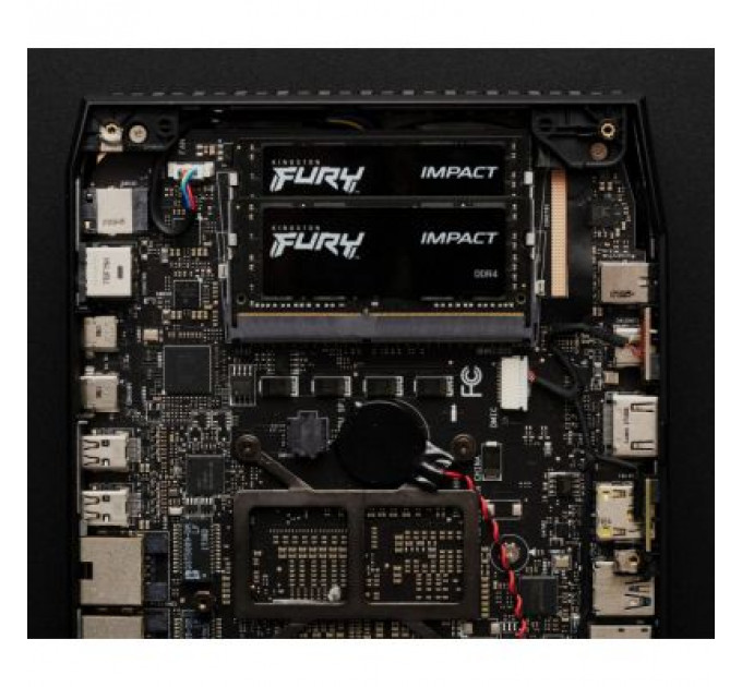 Модуль пам'яті для ноутбука SoDIMM DDR4 32GB (2x16GB) 2666 MHz FURY Impact Kingston Fury (ex.HyperX) (KF426S16IBK2/32)