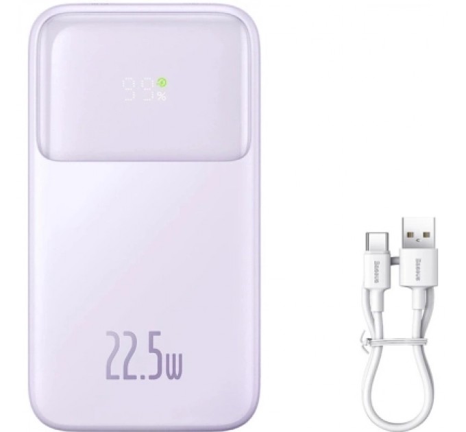 Батарея універсальна Baseus Comet 20000mAh 22.5W PD QC Purple (PPMD020105)