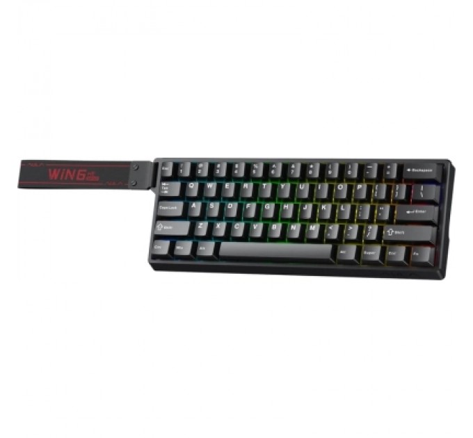 Клавіатура Aula WIN60 HE Magnetic Switch RGB USB UA Black (6978080504029)