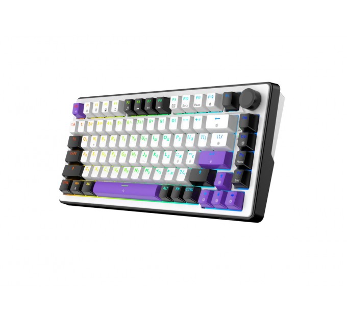 Клавіатура Hator Hellyberry HK75 Mechanical Linear RGB USB UA Black/White (HK75)