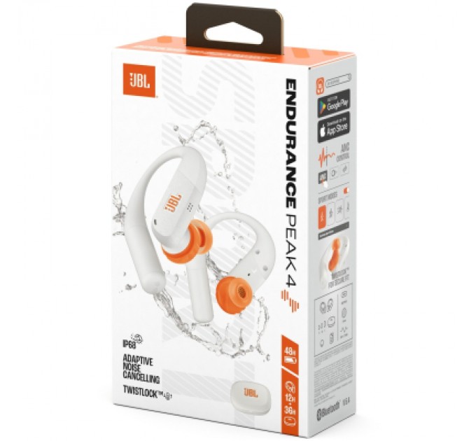 Навушники JBL Endurance Peak 4 White (JBLENDUPEAK4WHT)