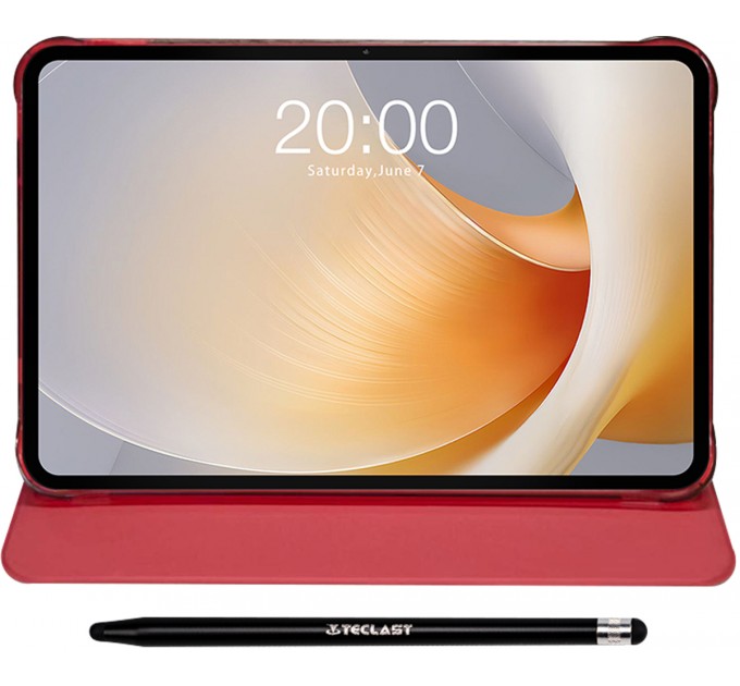 Планшет Teclast T65 Plus 8/256GB 4G Dual Sim Red (A3D4+с+s/TL-112948) з чохлом та стілусом