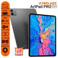 Планшет Teclast ArtPad Pro 12.7” 8/256GB / LTE Metal, Grey (6940709687697)