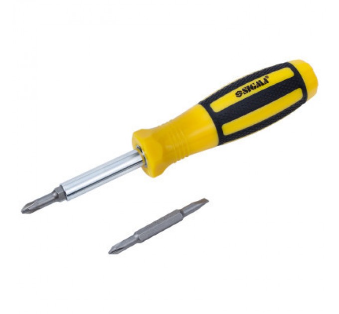 Набір викруток Sigma з двосторонніми бітами 4в1 + адаптер CrV (4001801)