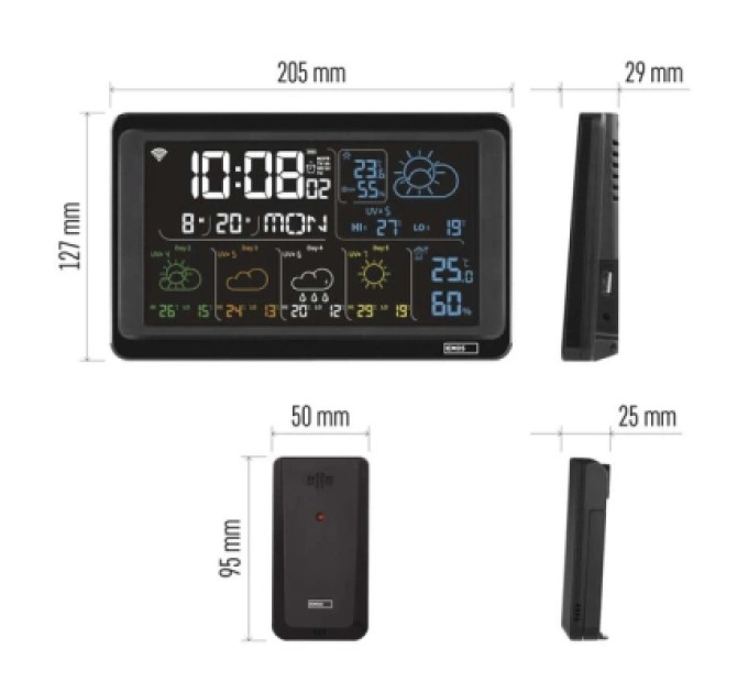 EMOS Метеостанція EMOS E8610