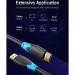 Кабель мультимедійний HDMI M to HDMI M 15.0m V2.0 4K 60Hz black VENTION (AACBN)