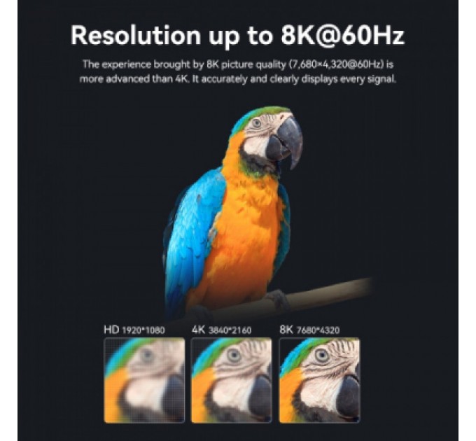 Кабель мультимедійний HDMI M to HDMI M 60.0m V2.1 Optical 8K 60Hz 48Gbps Dolby 7.1 black VENTION (ALBBAE)