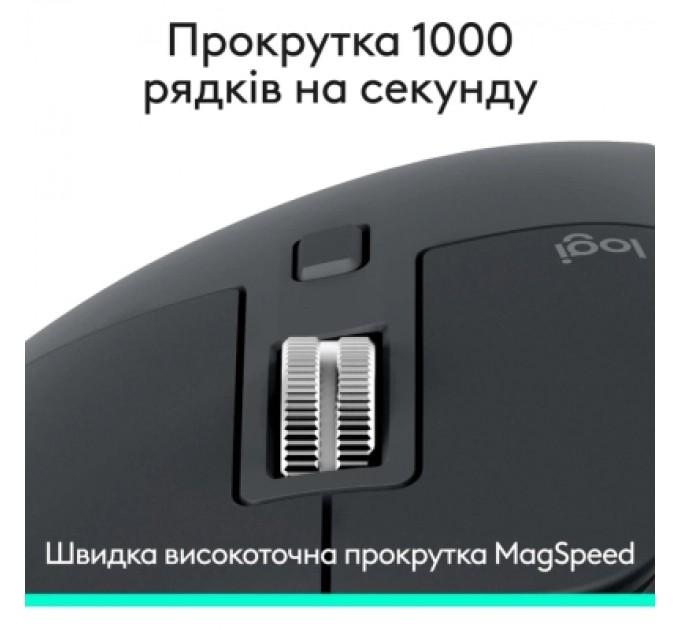 Мишка Logitech MX Master 3S Performance Bluetooth Graphite (910-007501)