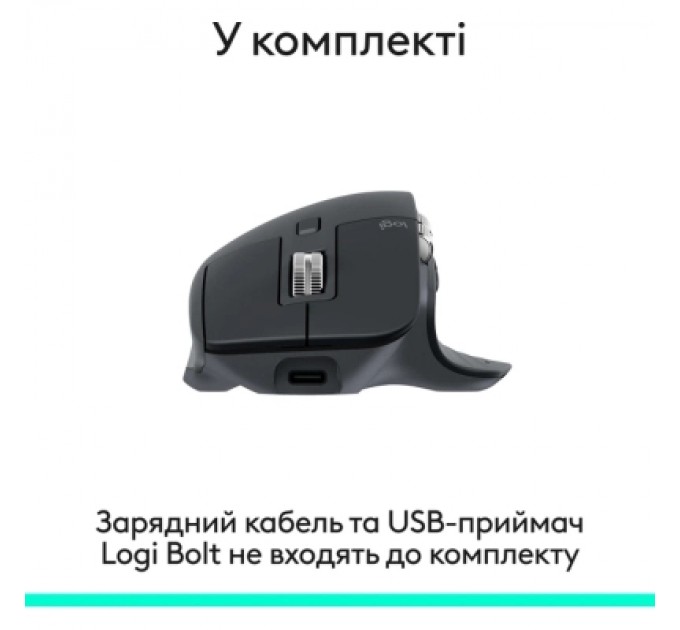Мишка Logitech MX Master 3S Performance Bluetooth Graphite (910-007501)