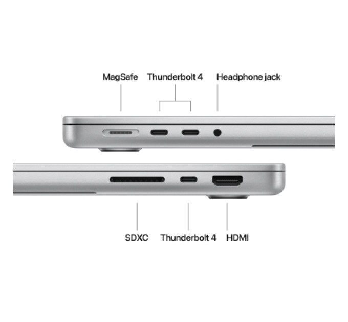 Apple Ноутбук Apple MacBook Pro 14 A3434 M5 Silver (MDE54UA/A)