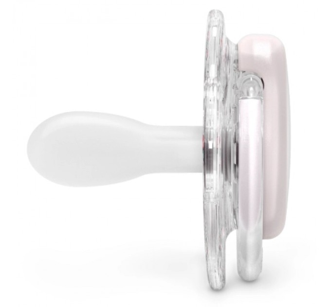 Пустушка Suavinex Poetry фізіологічна, 0-6 місяців, світло-рожева з малюнком (308929)