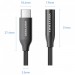 Перехідник USB-C to 3.5mm M black VENTION (BIIBA)
