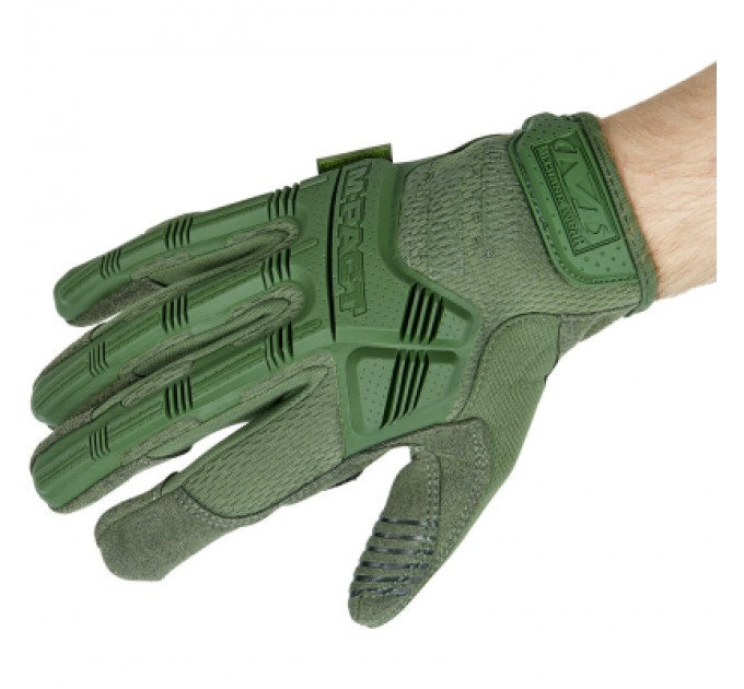 Тактичні рукавички Mechanix M-Pact M Olive Drab (MPT-60-009)