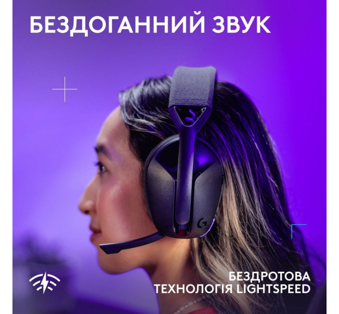 Logitech Гарнітура Logitech G321 Lightspeed Black (981-001563)