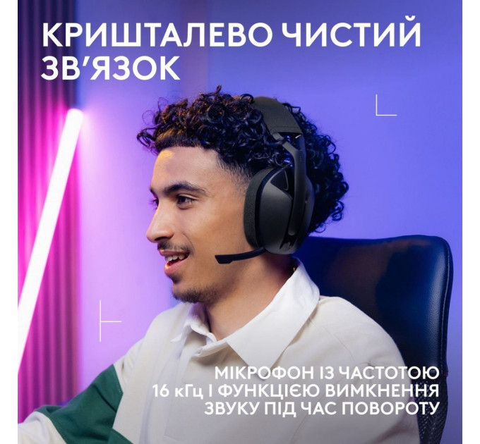 Logitech Гарнітура Logitech G321 Lightspeed Black (981-001563)
