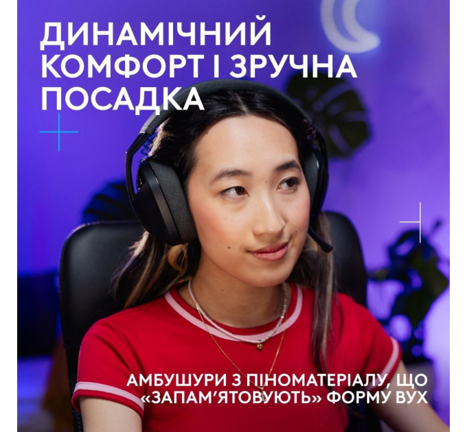 Logitech Гарнітура Logitech G321 Lightspeed Black (981-001563)