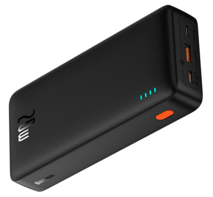 Baseus Батарея універсальна Baseus Airpow 20000mAh 20W PD/3.0, QC/3.0, black (P10022804113-00)
