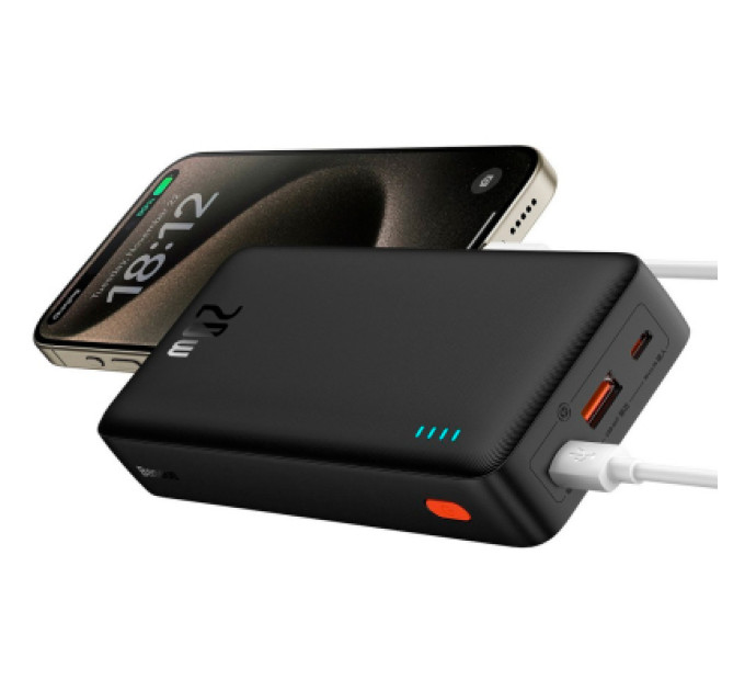 Baseus Батарея універсальна Baseus Airpow 20000mAh 20W PD/3.0, QC/3.0, black (P10022804113-00)