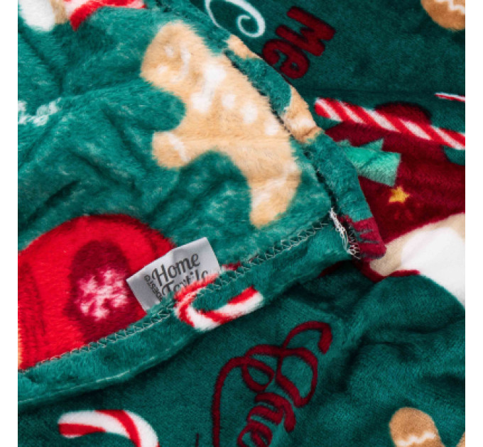 Ardesto Плед Ardesto Christmas Flannel 100% поліестер, різдвяні смаколики 160х200 см (ART0122PB)
