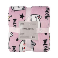 Плед Ardesto Flannel 100% поліестер, котики 160х200 см (ART0132PB)