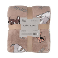 Плед Ardesto Flannel 100% поліестер, песики в окулярах 160х200 см (ART0129PB)