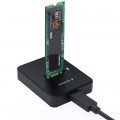 Gembird Док-станція для накопичувачів Gembird USB Type-C M.2 SATA NVME SSD (DD-U3M2)