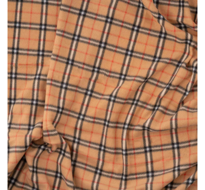 Ardesto Плед Ardesto Fleece 100% поліестер, клітинка, бежевий 130х160 см (ART0722PB)