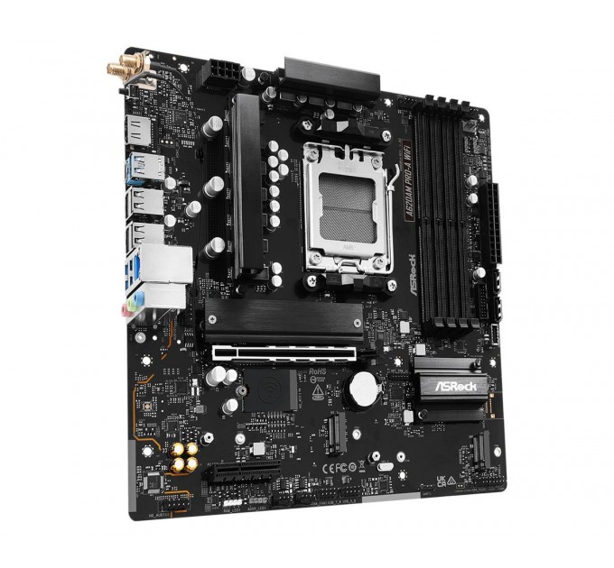 Материнська плата ASRock A620AM Pro-A WiFi Socket AM5