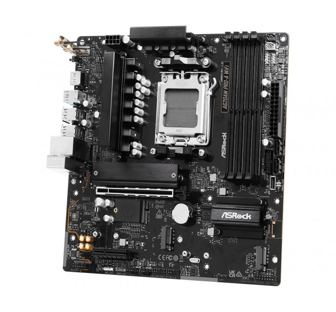 Материнська плата ASRock A620AM Pro-A WiFi Socket AM5