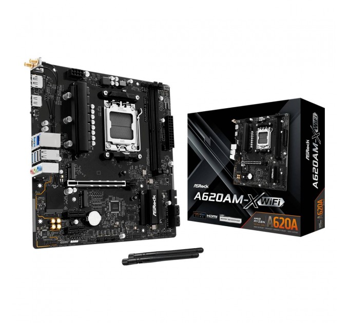 Материнська плата ASRock A620AM-X WiFi Socket AM5